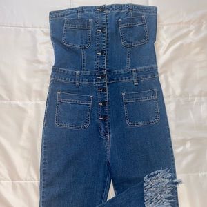 Denim jumpsuit